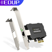 EDUP 2.5Gbps Ethernet Network Adapter WIFI Card 2500/1000/100Mbps PCI Express Gigabit Ethernet Card RH45 LAN Adapter Converter