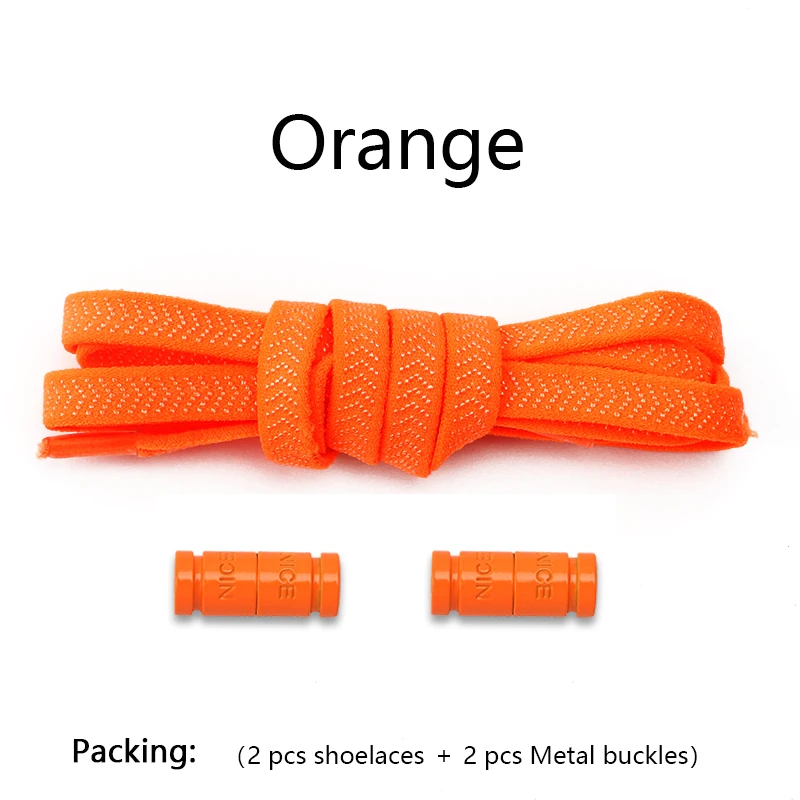 Bunte Kapselschloss-Schnürsenkel ohne Krawatten, elastische Schnürsenkel, Turnschuhe, keine Krawatte, Schnürsenkel für Kinder und Erwachsene, flache, schnelle Schnürsenkel für Schuhe