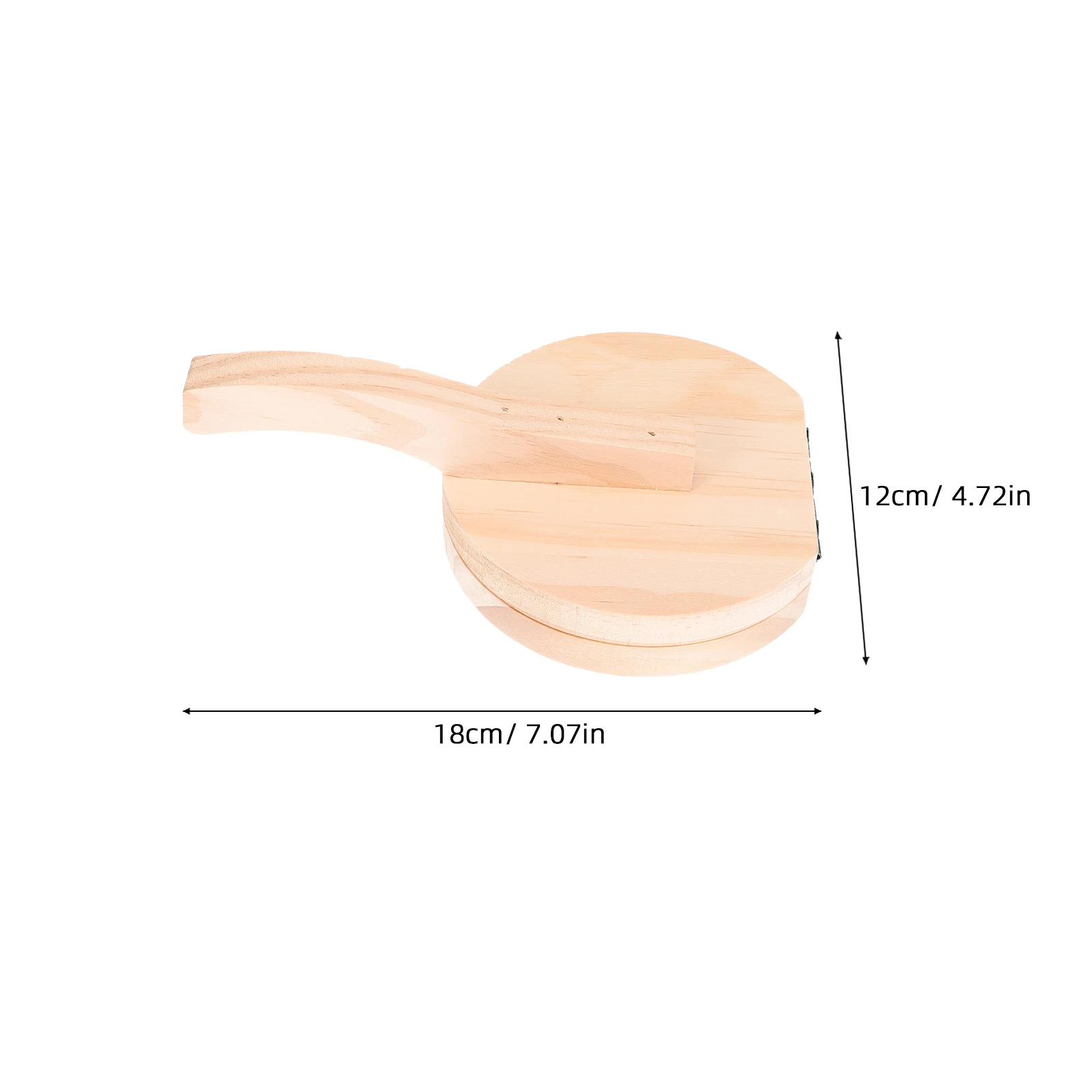 

1Pcs Versatile Wooden Dumpling Skin Pressing Tool Comfortable Hand Feel Kitchen Tool