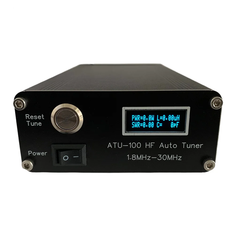 ATU-100 HF Auto Tuner por N7DDC + 0,91 OLED V3.1 Sintonizador de Antena Automática Sintonizador de Antena HF Portátil 1.8MHz-30MHz