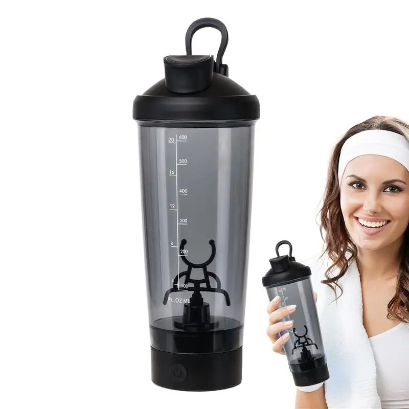 

Чашка блендера, протеиновый шейкер, бутылка для смешивания, 23 унции, герметичная портативная электрическая аккумуляторная бутылка для тренировок в тренажерном зале, путешествий, спорта