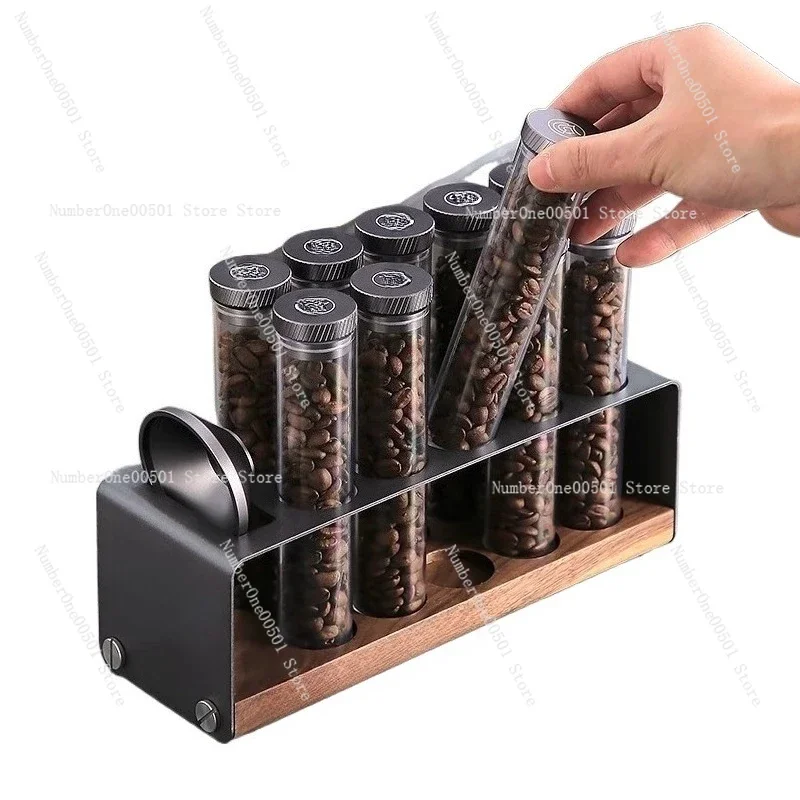 Coffee Bean Storage Container with One Way Valve Proof Airtight Canister Portable Tube