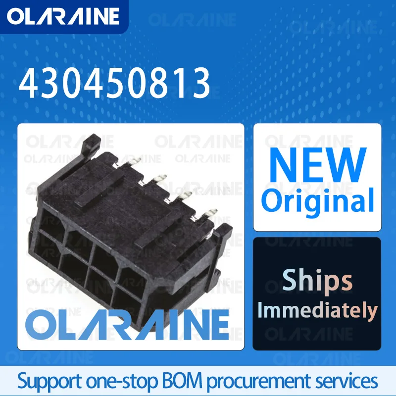 

20/50/100Pcs 430450813 100% brand new and original IC chip Headers and wire housings Connector 8 Position