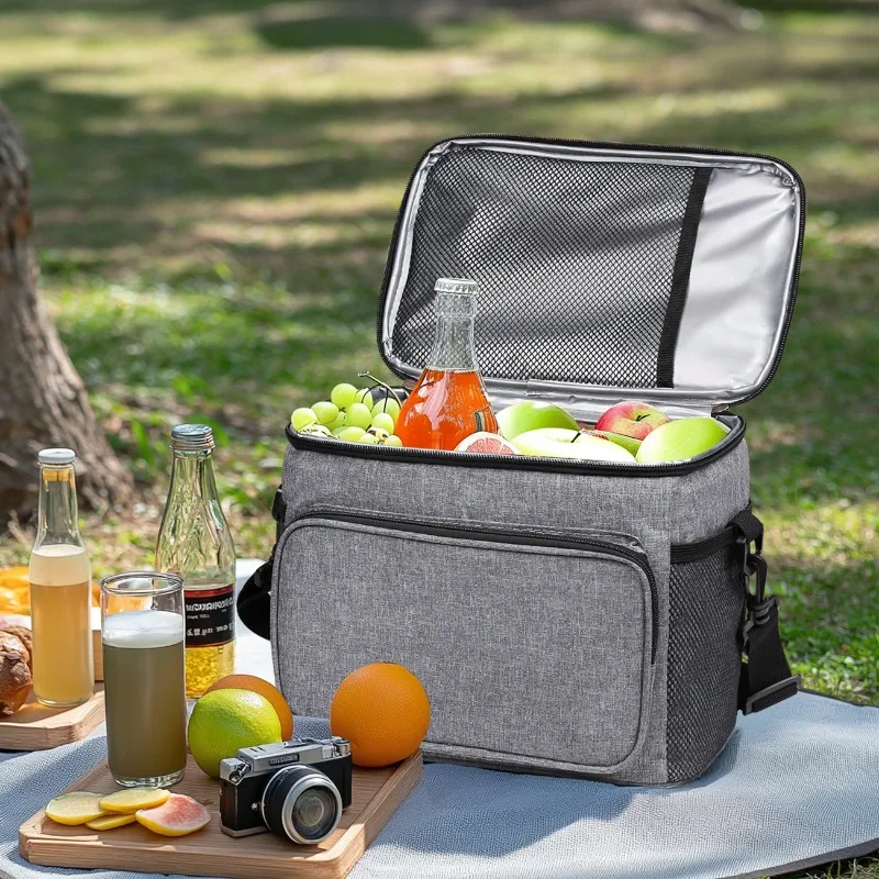 حقيبة حرارية لجميع الأغراض: أكسفورد شديدة التحمل، محمولة ومساحة واسعة للوجبات، في الهواء الطلق، والرعاية الصحية #1