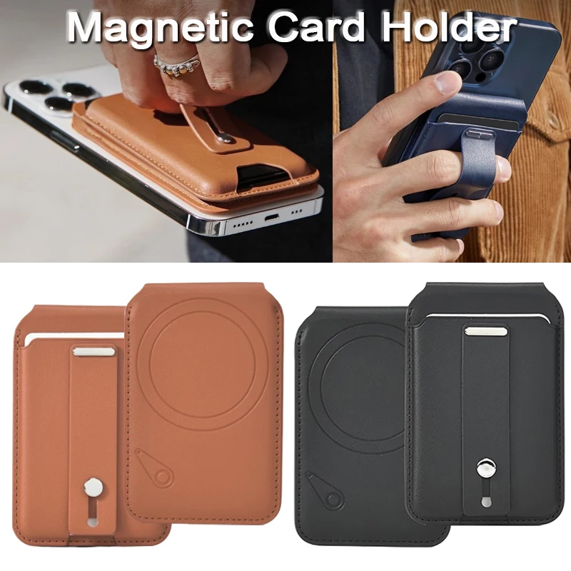 

Магнитный держатель для карт с регулируемой подставкой, противоугонный и потерянный держатель для карт, чип местоположения, 3000 г, прочность магнита для кошелька iPhone