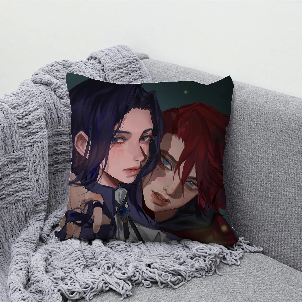 CaitVi Caitlyn Vi A-ArcaneS 2 Pillow Case Soft Cushion Cases for Farmhouse Sofa Decor Home Decorations and Protector Pillow Case 4
