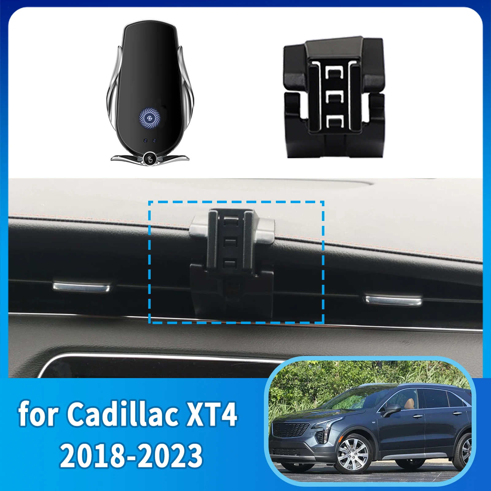 

Car Mobile Phone Holder GPS Bracket for Cadillac XT4 2018~2023 Navigation Stand Auto Accessories