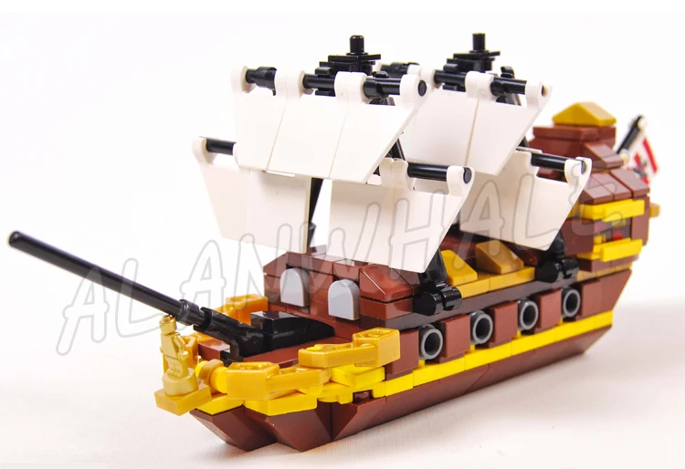 ชุดตัวต่อเรือใบขนาดจิ๋วในขวด 962 ชิ้น รุ่น Craftsman Leviathan Compass 16051 ใช้ร่วมกับโมเดลได้