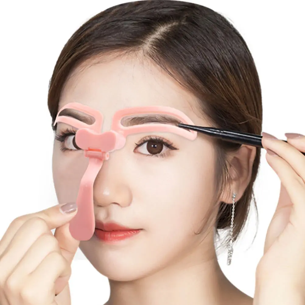 

Eyebrow Stencil Eyebrow Template Reusable Precise Tracing Tool for Salon Home Use Makeup Tools for Eyebrows Makeup Helper