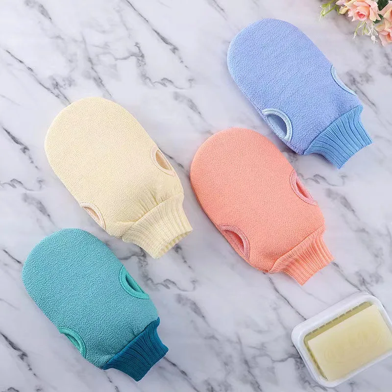 1pc Bath For Peeling SPA Exfoliating Body Cleaning Scrub Mitt Rub Dead Skin Gloves For Shower Body Brush Towel Foam Body Massage