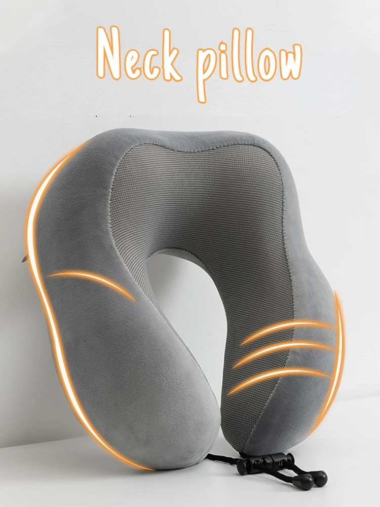 U-shaped Pillow Neck Guard Special Neck Pillow Memory Cotton Aircraft Pillow Neck Pillow Office Nap U-shaped Pillow Students