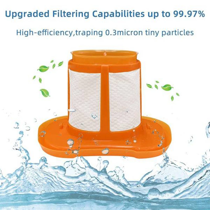 5 قطع فلتر بديل للمكنسة الكهربائية المحمولة HHVKF10، للموديلات HHVK320J10، HHVK515J00FF، إلخ.