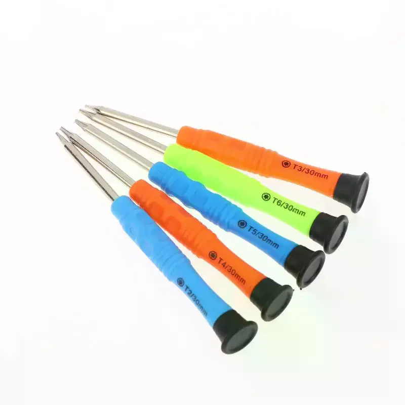 High Quality 1/3set Torx Screwdriver T2 T3 T4 T5 Star Bit Diy Mobile Phone Hand Repair Tools Kit T for Electronics Diy Projec