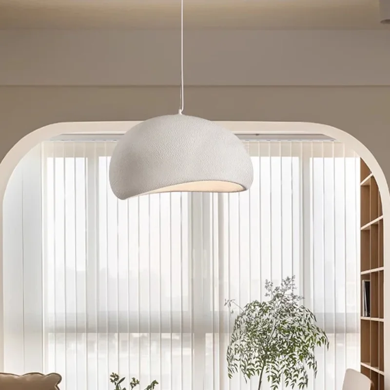 Wabi-Sabi LED Pendant Light E27 - Rustic Hanging Chandelier for Living Dining Room Kitchen Bedroom Modern Home Decor Lamp