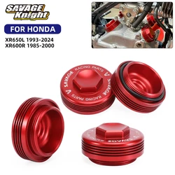 Motocross Engine Valve Cap For Honda XR650L XR600R 1985-2024 XR 650L 600R Tappet Adjuster Hole Cover Cylinder Heads O-ring Caps