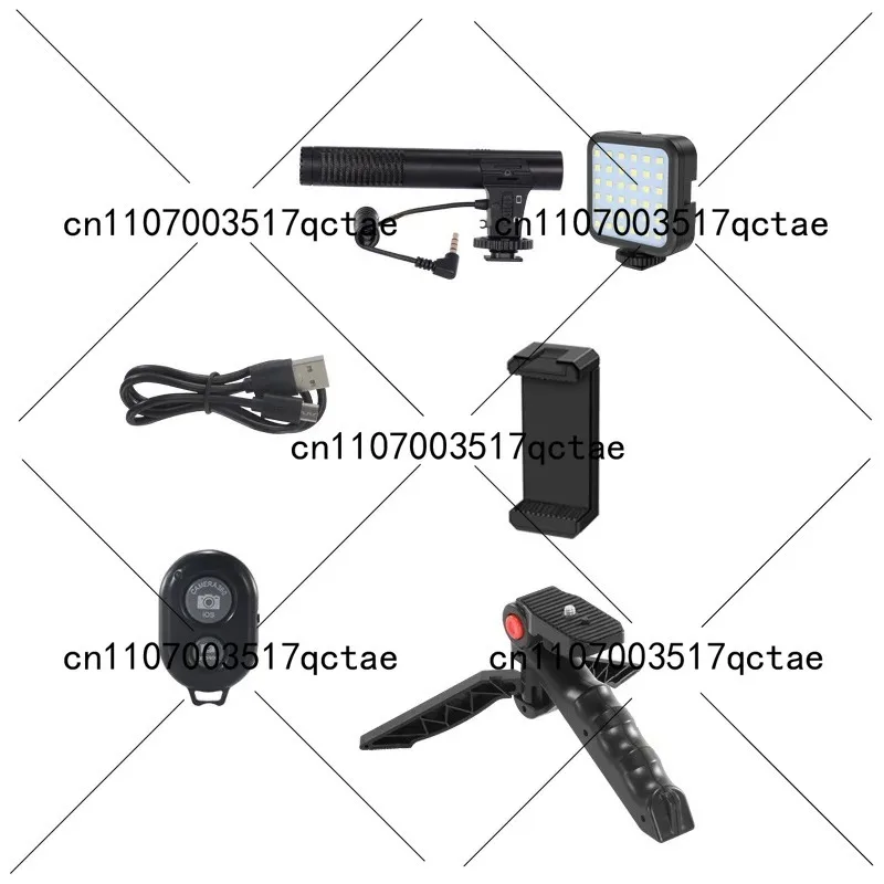 

Smartphone Video Recording Kit Video Recording Device with Tripod Light Emitting Diode Fill Light Shutter for Camera Phone