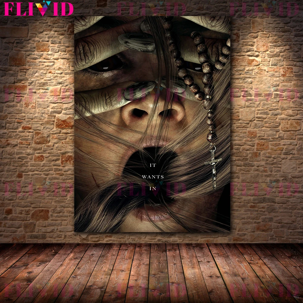 A Plague Tale,Pray For The Devil Horror Retro Classic Wall Art Canvas Painting Mystic Witch Black Magic Art Poster Print Decor
