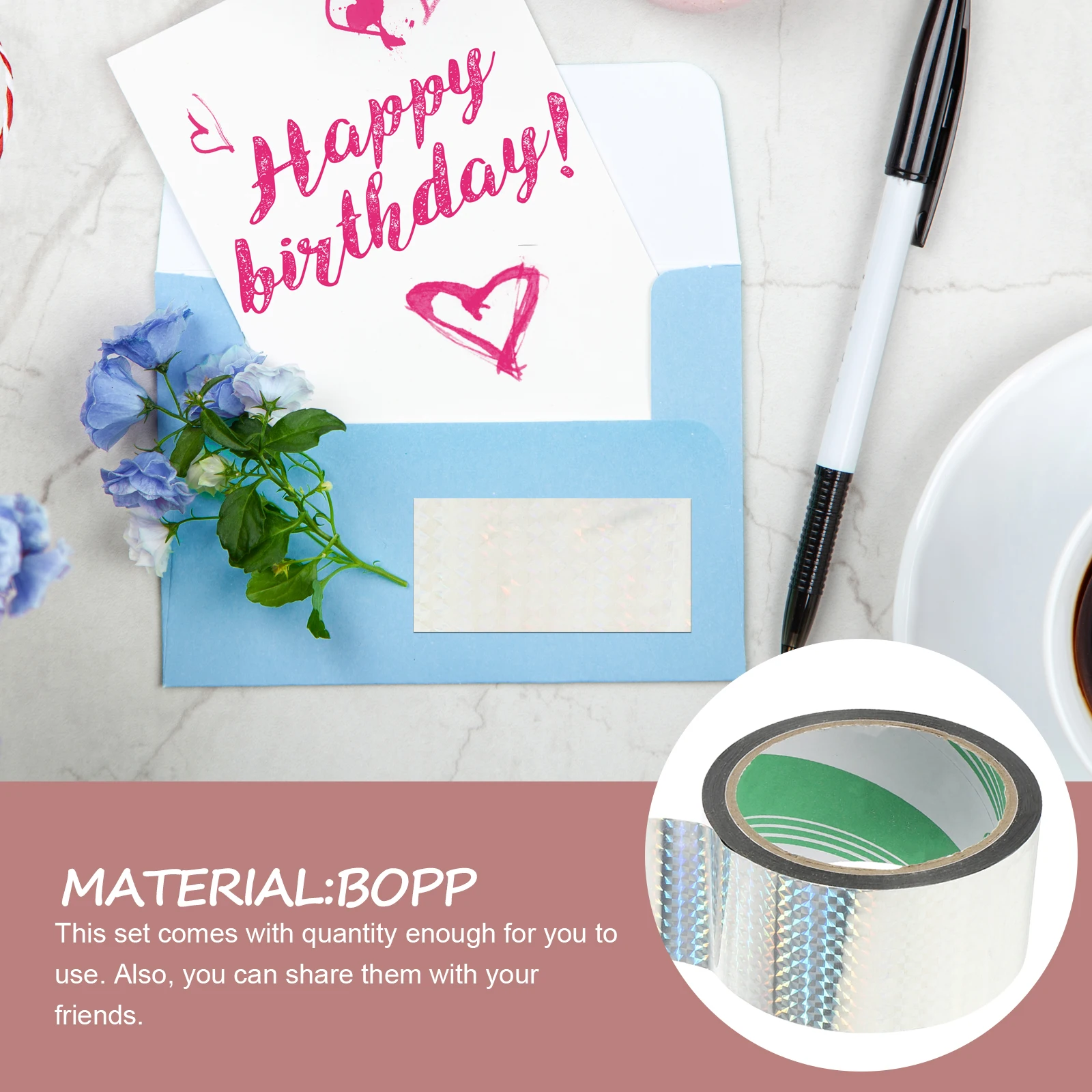 

Reflective Packing Tape Multi-Function Prism Tape DIY Craft Tapes for Gift Wrapping Photo Albums Handbooks Diaries