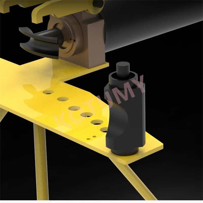 6T Hydraulic Pipe Bender Manual Pipe Bending Machine Galvanized Pipe Iron Tube Steel Pipe Bending Tool for 13-34mm