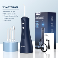 Sejoy Cordless Water Flosser Oral Irrigator Portable Dental Tips for Teeth Cleaning Denture Brushes for Home And Travel IPX7