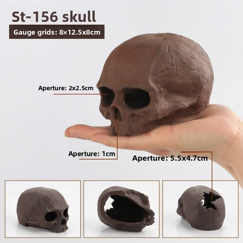 Shrimp Breeding Cave,Ceramic Hiding Shelter for Crystal Red Cherry Shrimp,Cichlid Fish&Baby Fry,Natural Clay Aquarium Decoration