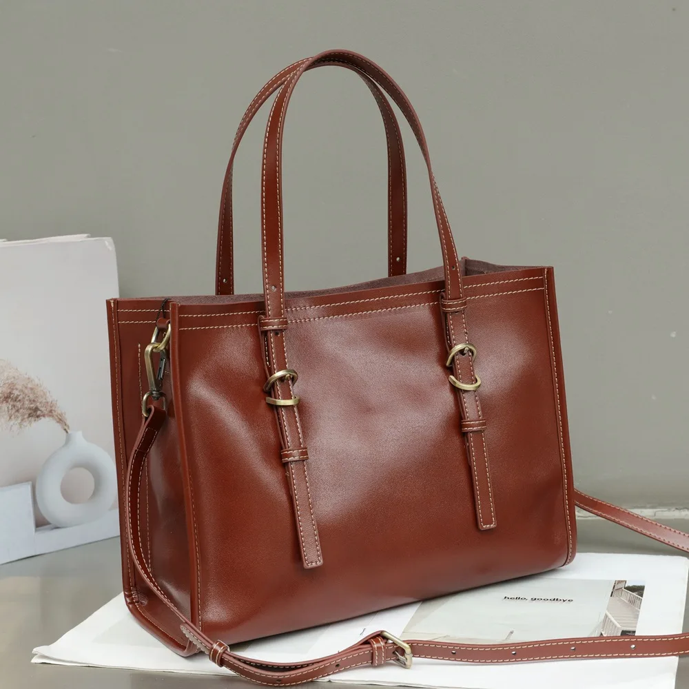 

2025 New Women's Bag Luxury Designer Handbag Genuine Leather Women Shoulder Bag High Quality Large Capacity Crossbody Bags