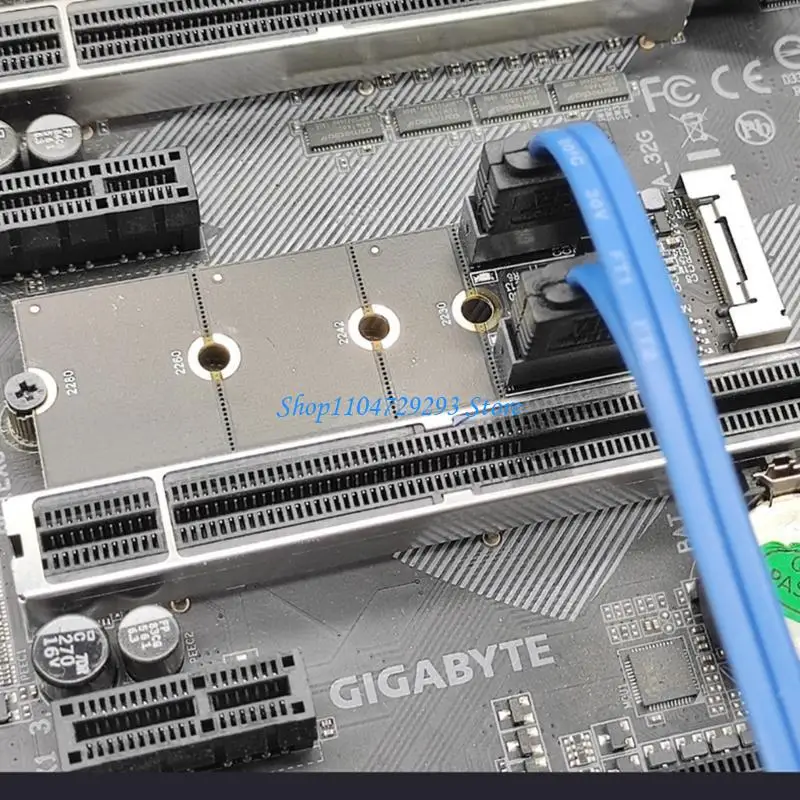 Y2GD 2 puertos a M.2 NVME PCIe M o B SSD 6GBPS Adaptador
