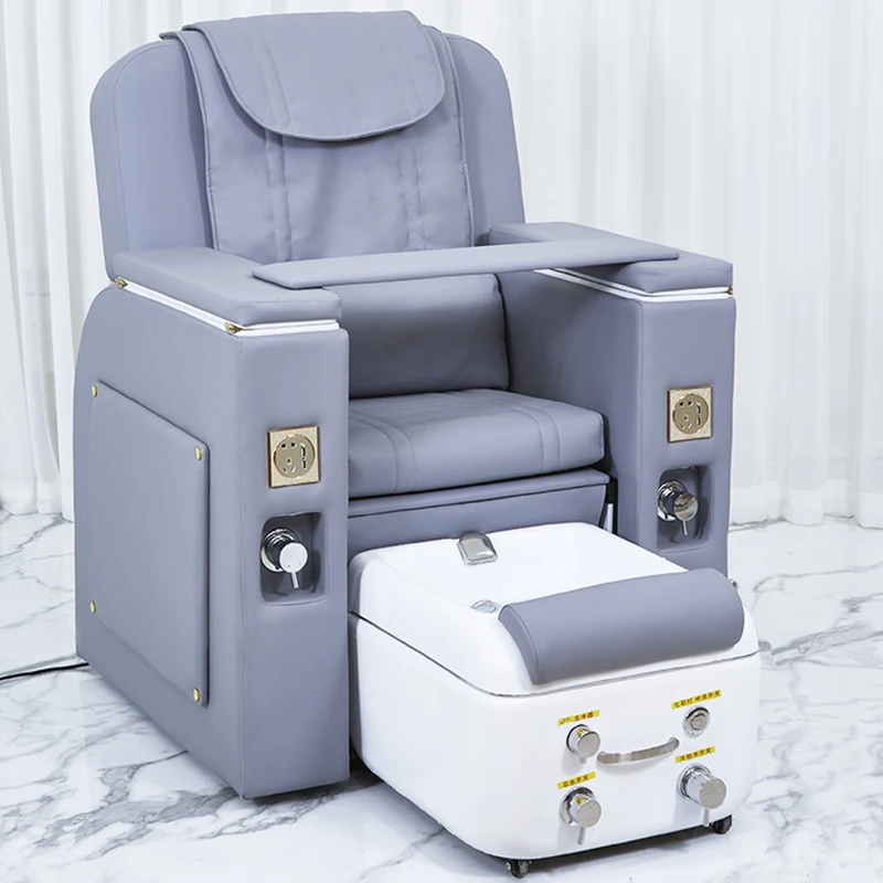 Hot sale modern salon equipment multifunctional foot manicure chair electric dubai pedicure spa chair with hand-washing