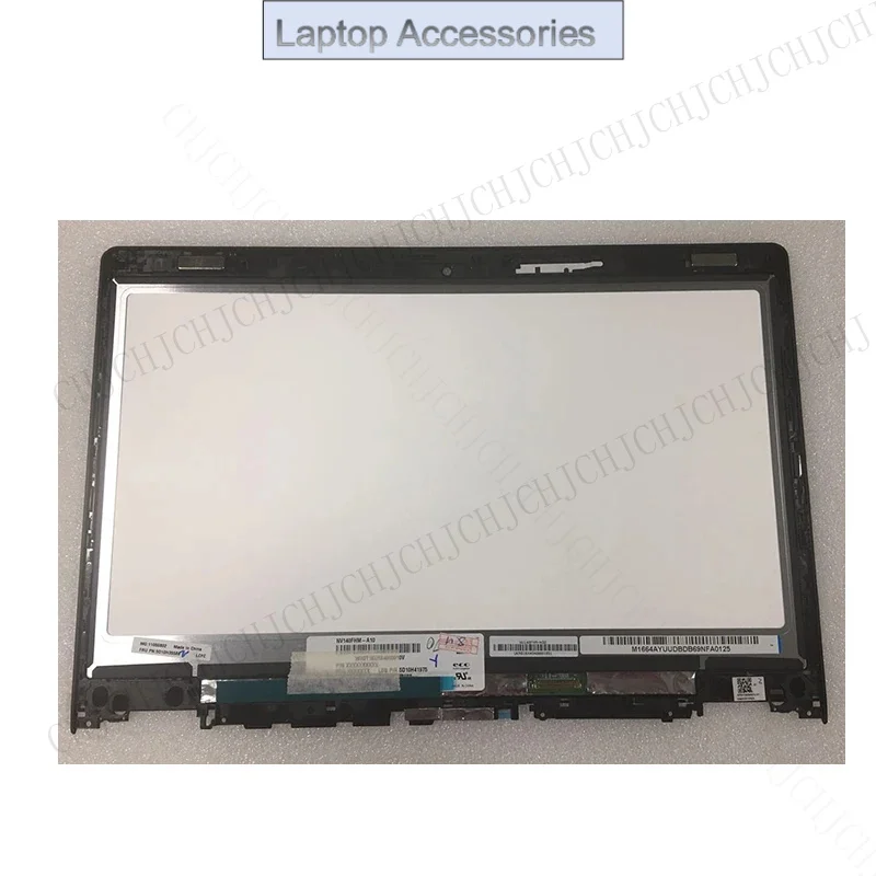 

F 14" Touch Screen Digitizer LCD Display Assembly For Lenovo Yoga 700-14ISK 80QD 5D10H35588 For Lenovo Yoga 3 14 FHD 1920X1080