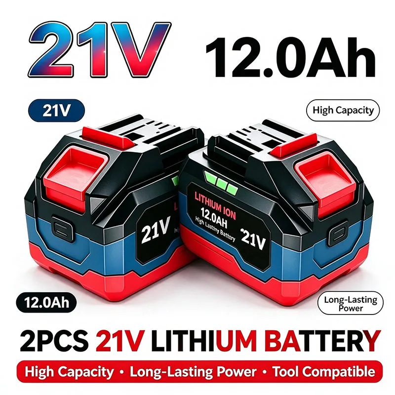 21V 6.0 9.0 12.0Ah High Capacity Battery Pack for Makita 18V LXT Series BL1830B BL1850B Cordless Tools