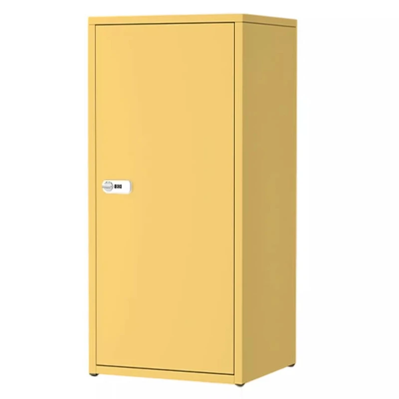 Iron cabinet, dining side cabinet, colored dopamine bedside table, balcony locker, living room floor-to-ceiling single-door
