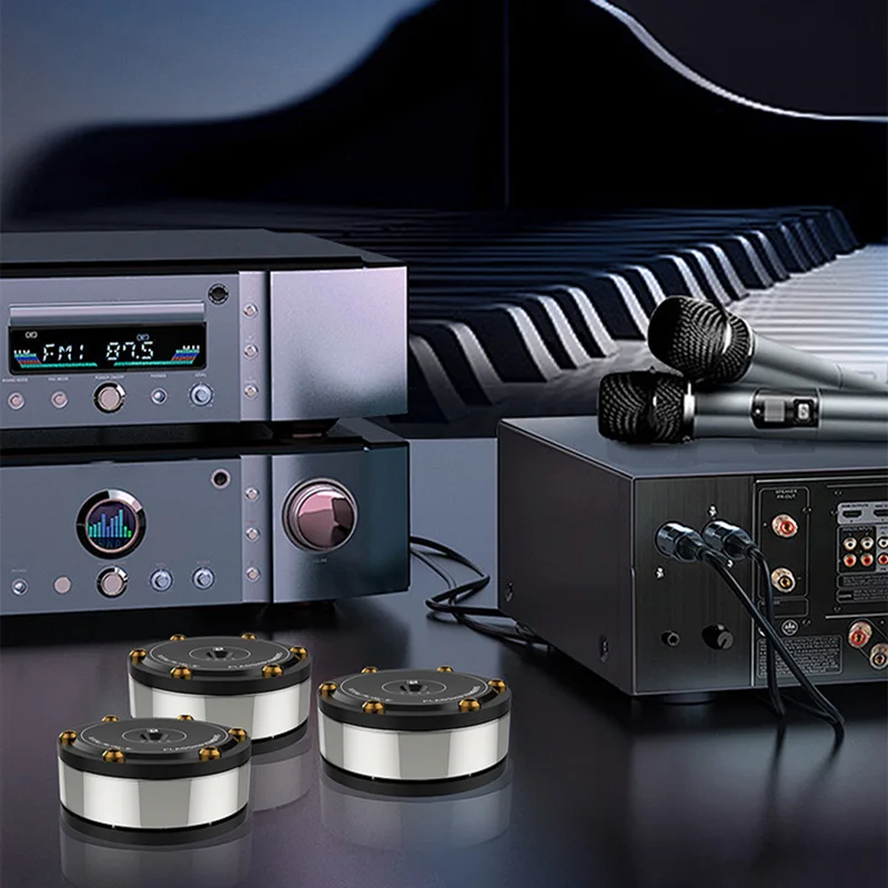 ​​Blackbox Hi-Fi Audio Vibration Isolation Foot Pad Feet Ceramic Damping Spikes for Speakers Amplifiers CD Players DACs​​