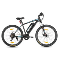 HILAND EHD809 Electric Bike , 26Inch Electric Mountain Bike Bicycle, 250W Motor 36V 7.8Ah Battery City Commuter E-bike