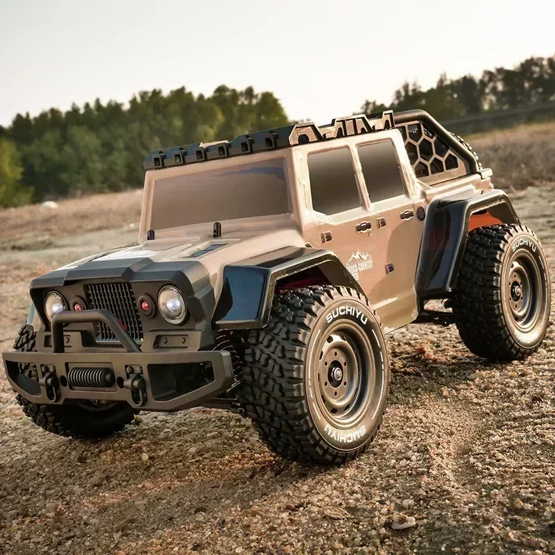 1:16 Rc Auto 'S Off Road 4X4 2.4G Full Scale Off-Road Afstandsbediening Klimvoertuig Retro Simulatie Auto Speelgoed Voor Jongen Cadeau