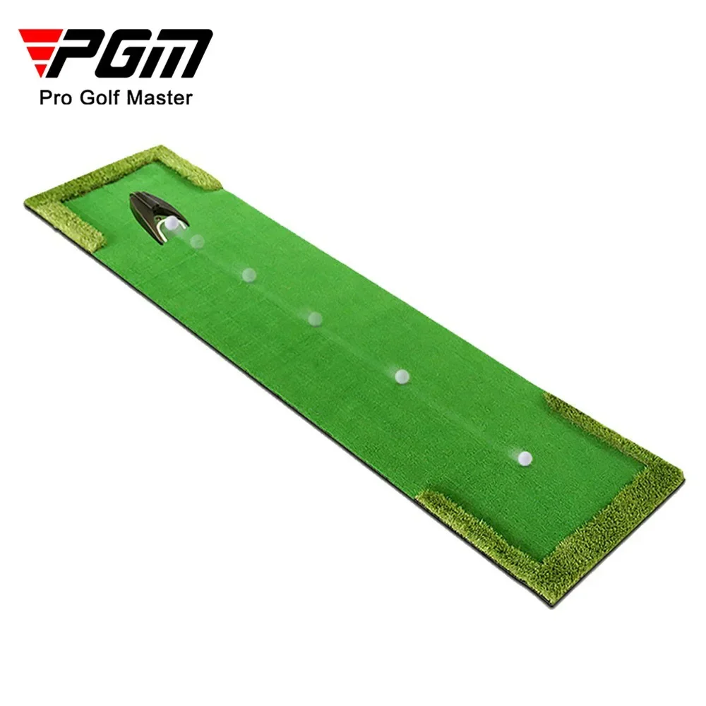 PGM Indoor Golf Putting Practice Blanket Monochrome Green Practice Device