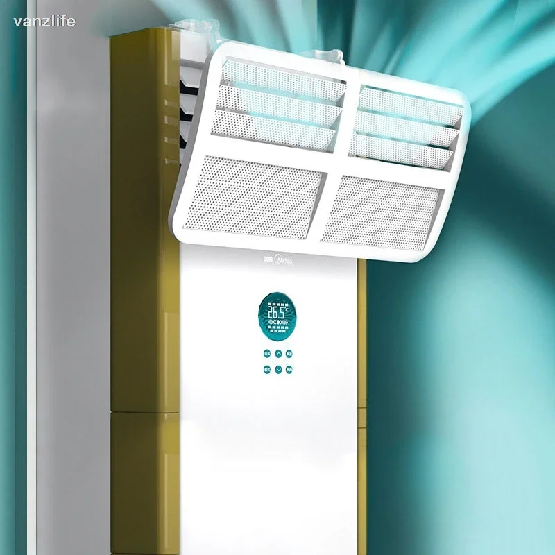 

Вертикальный дефлектор для кондиционера, предотвращающий прямое обдувание, для гостиной, защита от холодного воздуха, экран-отражатель для вытяжки кондиционера.