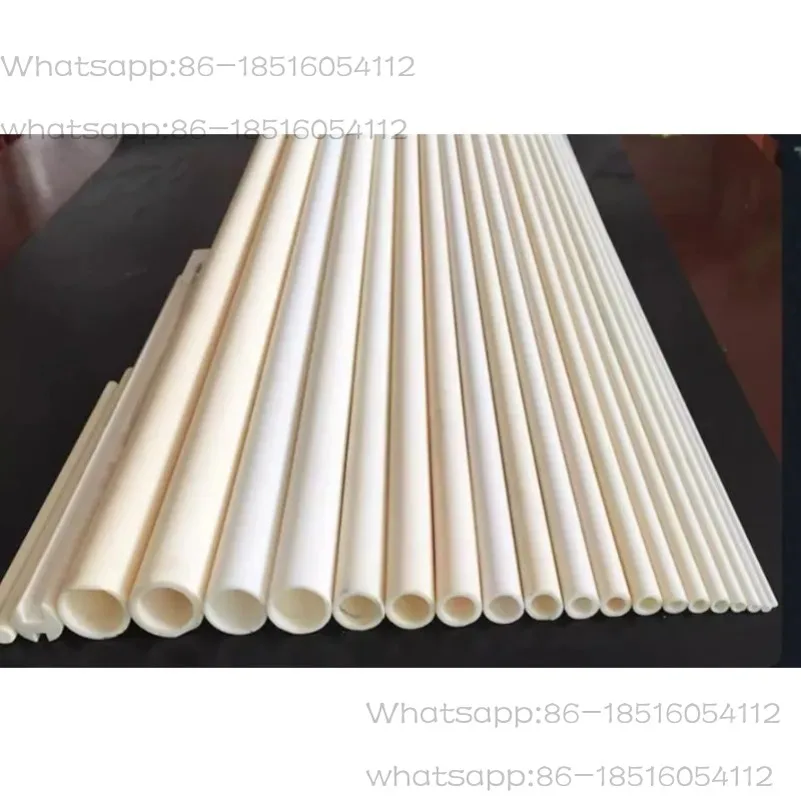 Al2o3 Alumina Ceramic Tube Aluminum Oxide High Temperature Resistant Insulation Hollow Thermocouple Ceramic Tube