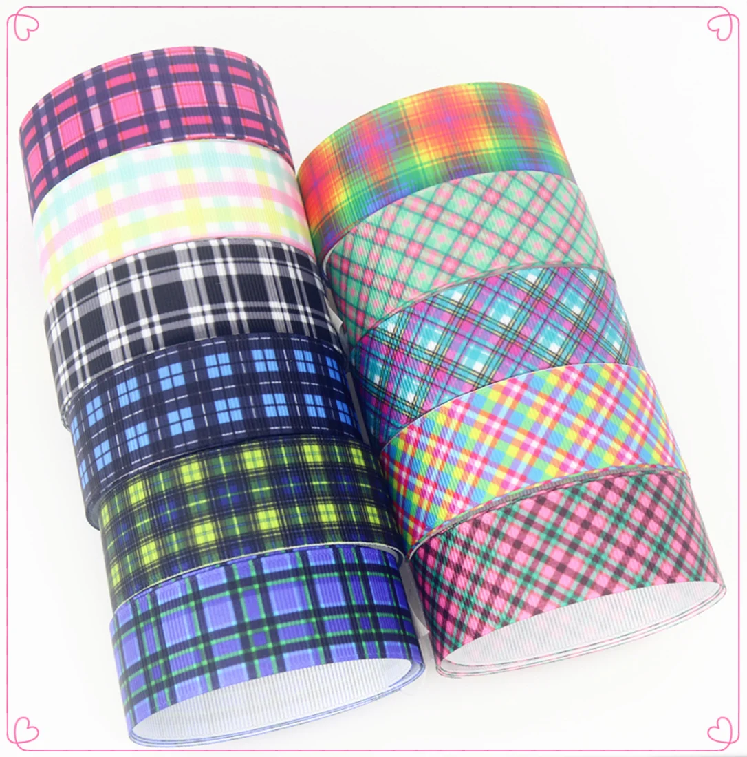 fita-de-gorgorao-estampada-xadrez-retro-dhk-50-jardas-para-acessorios-de-cabelo-decoracao-de-aderecos-e-artesanato-diy-atacado-s1381