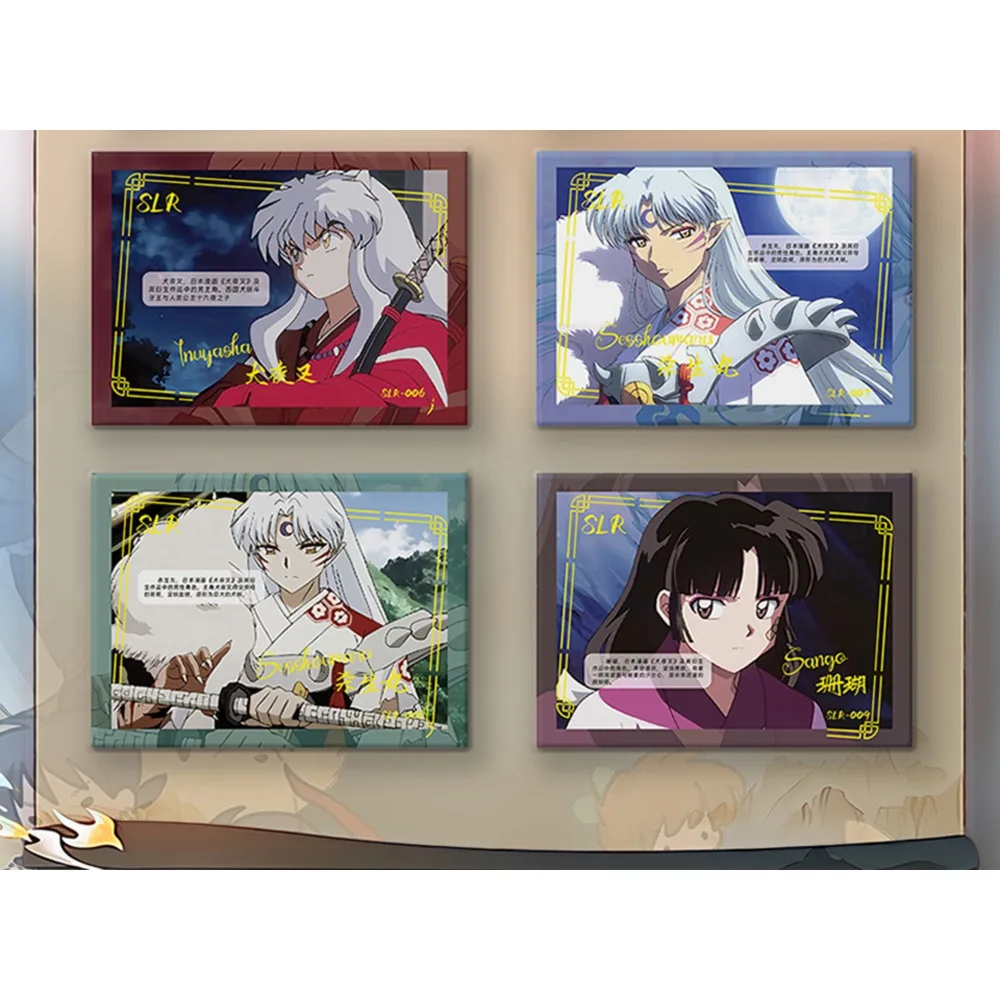 Inuyasha Collection Card For Child Bankotsu Musou Jaken sesshumaru Youth Hot blood Anime giapponese Limited Game Card giocattoli per bambini