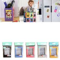 Mini Magnet Photo Frame Display Shelf 3-Inch Transparent Polaroid Photo Frame Acrylic Creative Magnetic Picture Frames