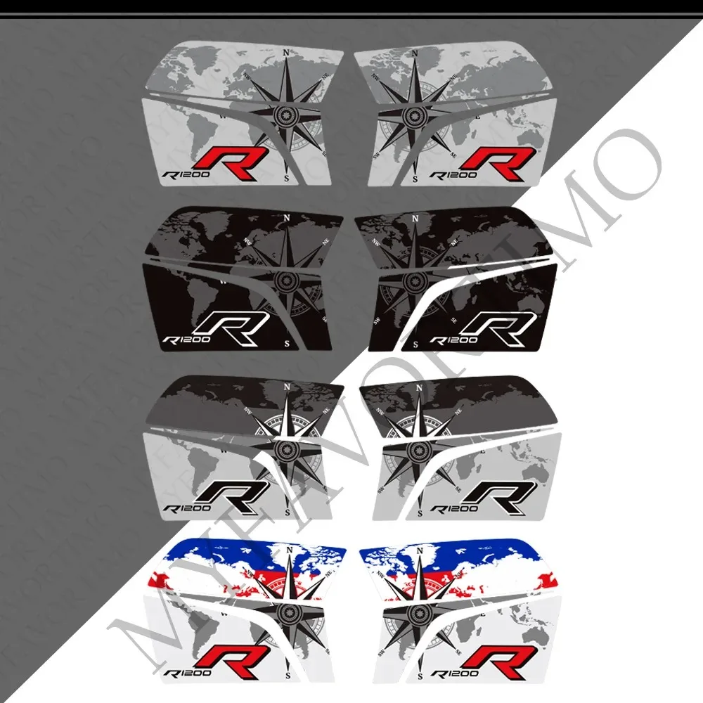 

Tank Pad Trunk Luggage Cases Panniers Stickers Decals For BMW R1200R R1250R R 1200 1250 R R1200 R1250