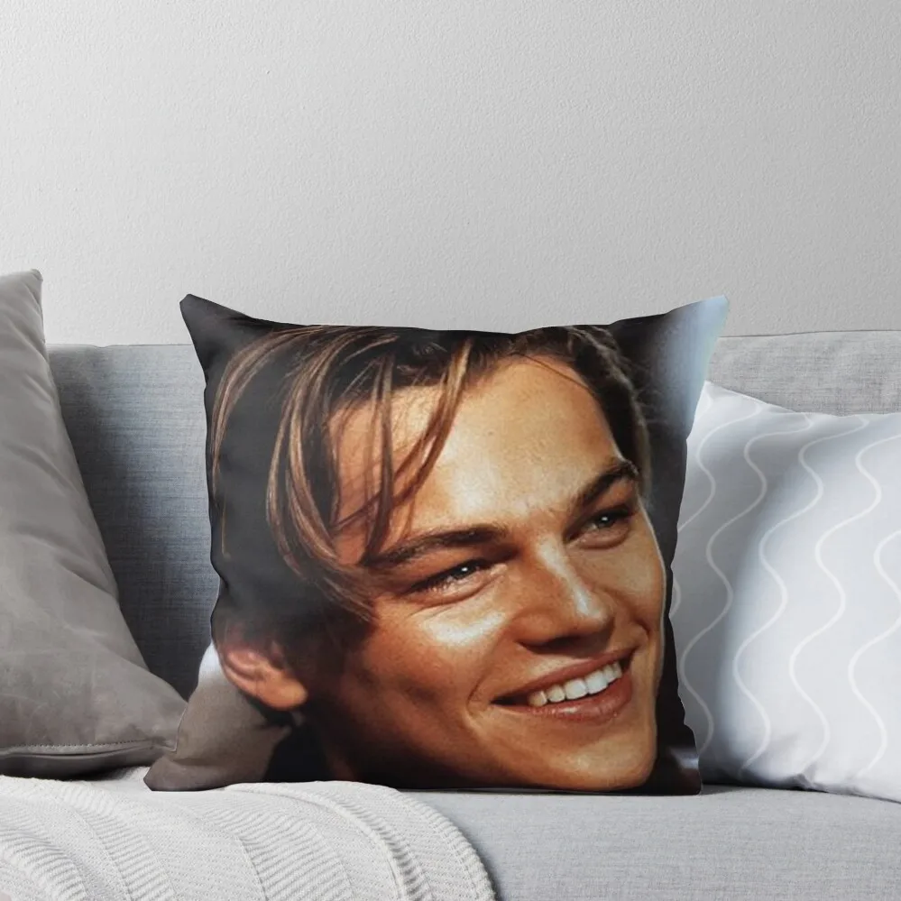 

Young Leonardo DiCaprio Throw Pillow Christmas Pillows Couch Pillows Cushion Child pillow