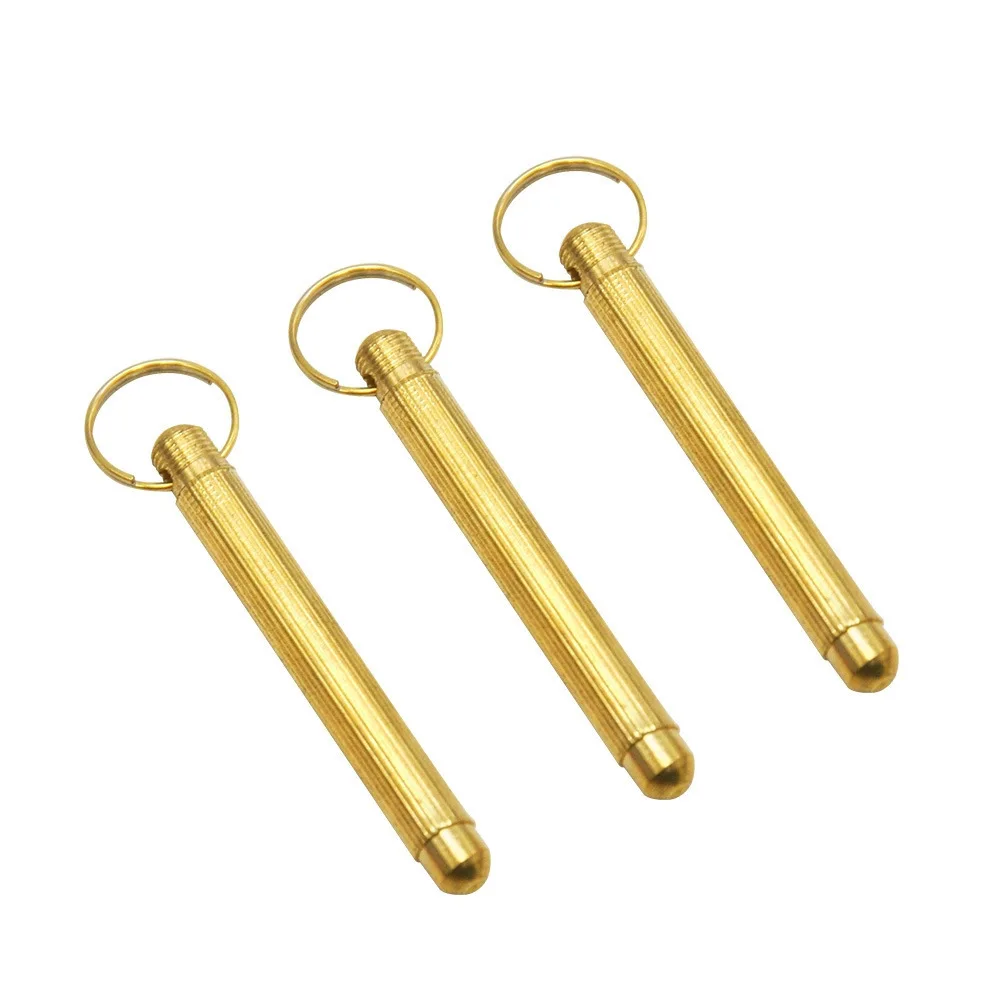 5/10/20Pcs Mini Ear Cleaner Spoon Folding Type Golden Portable Ear Wax Removal Tool Attached Key Ring  Smoking Accessories