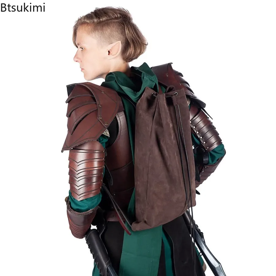 

Vintage Medieval Backpack Large Capacity Unique Casual Belt Bag New Men and Women Outdoor Hiking Traveling Camping Climbing Bag