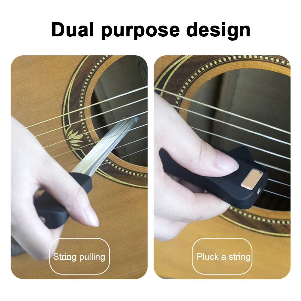 Guitar Bow Double Side Picasso Bow Thin Guitar Bowing Device Horse Hair Guitar Bowing Tool for Guitar Electric Guitar