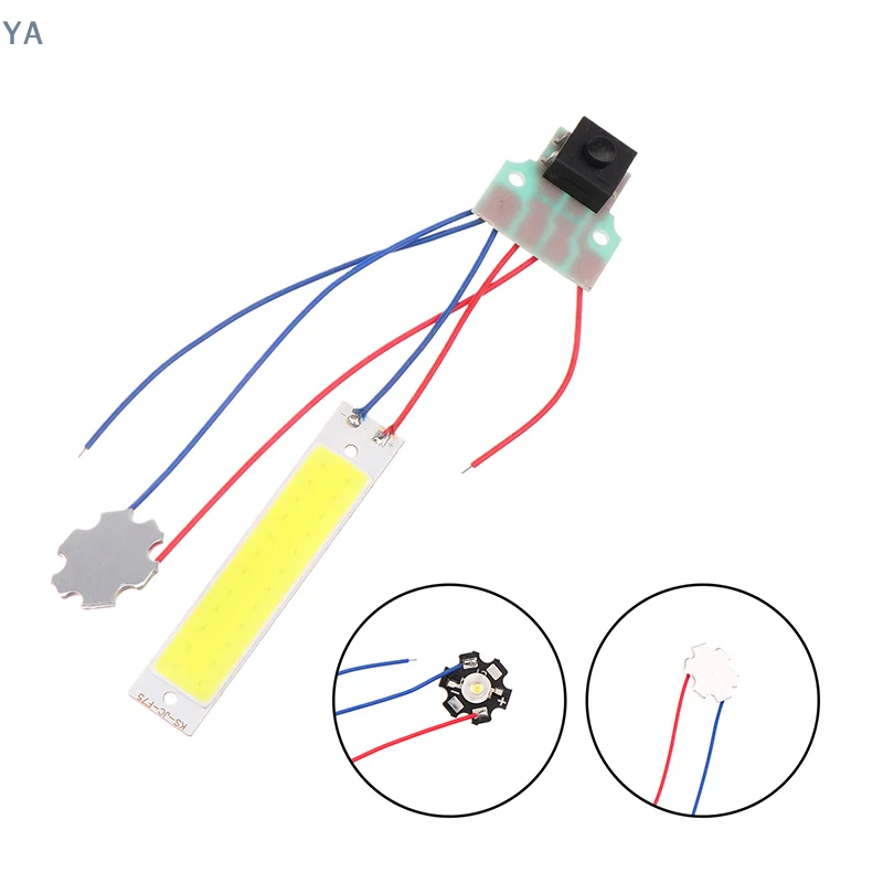 

【YA】Double LED Light Board With Control Switch DC 3.7-5V Flashlight Night Lighting Desk Lamp DIY Accessory