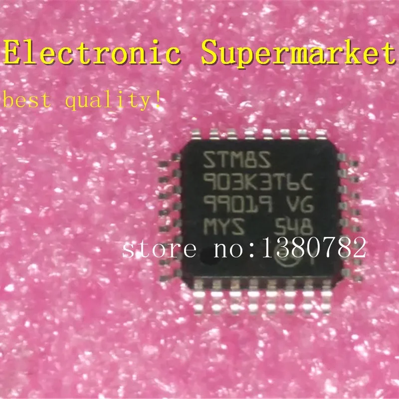 

Free Shipping 50pcs/lots STM8S903K3T6C STM8S903 STM8S903K3T6C LQFP-32 New original IC In stock!