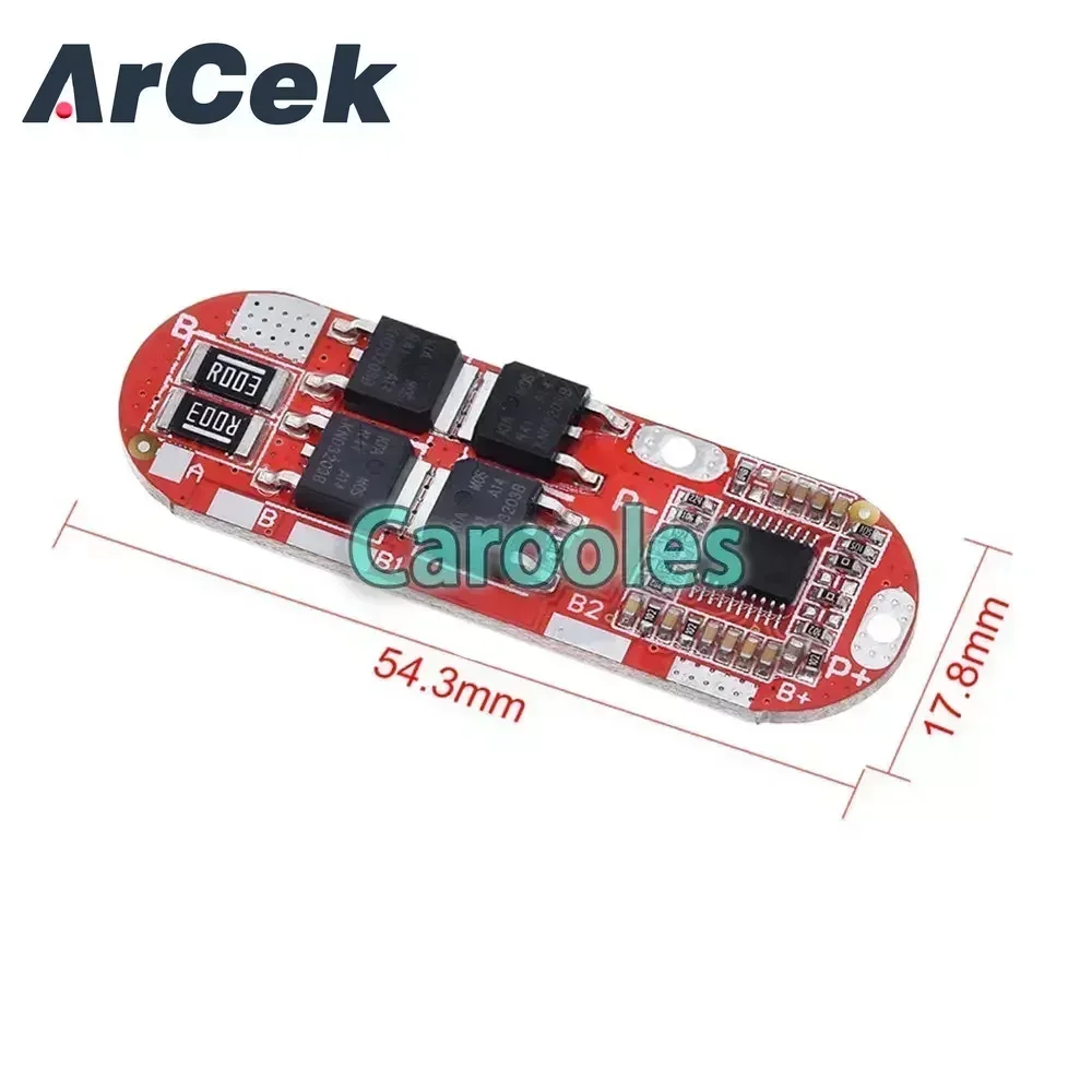 25A 3S 12.6V 4S 16.8V 5S 21V 18650 Li-ion Lithium Battery Protection Board Circuit Charging BMS PCM Polymer Lipo Cell PCB