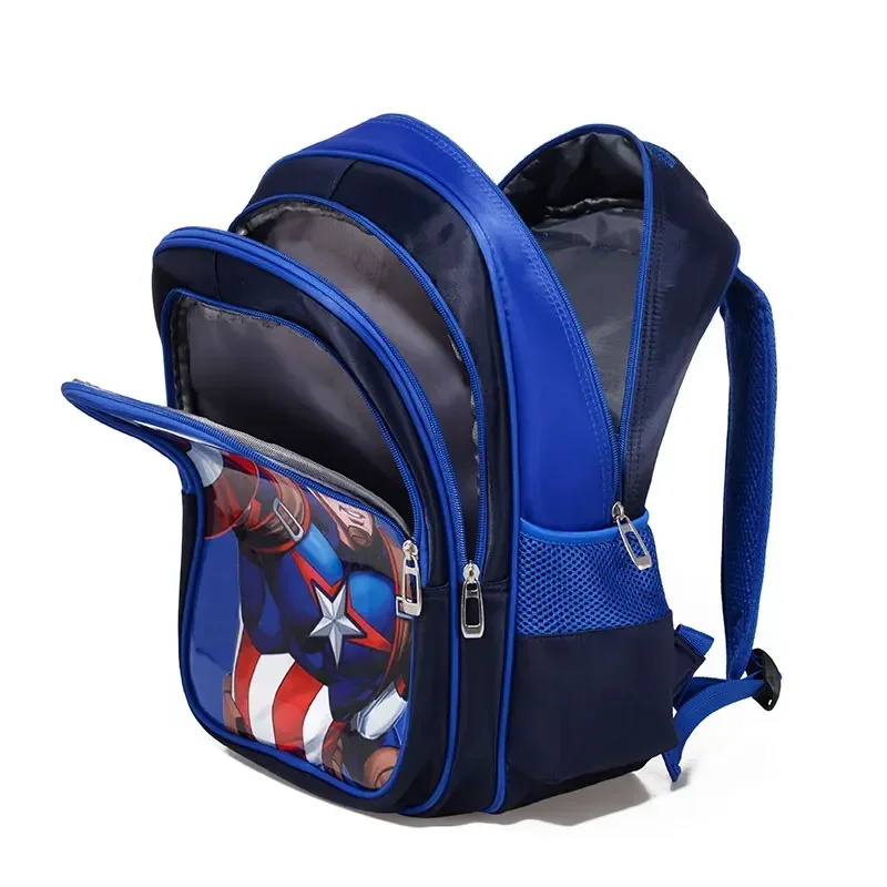 Marvel Avengers Anime Backpack Iron Man Captain America Cartoon Children Backpacks Spiderman Student Water Proof School Backpack