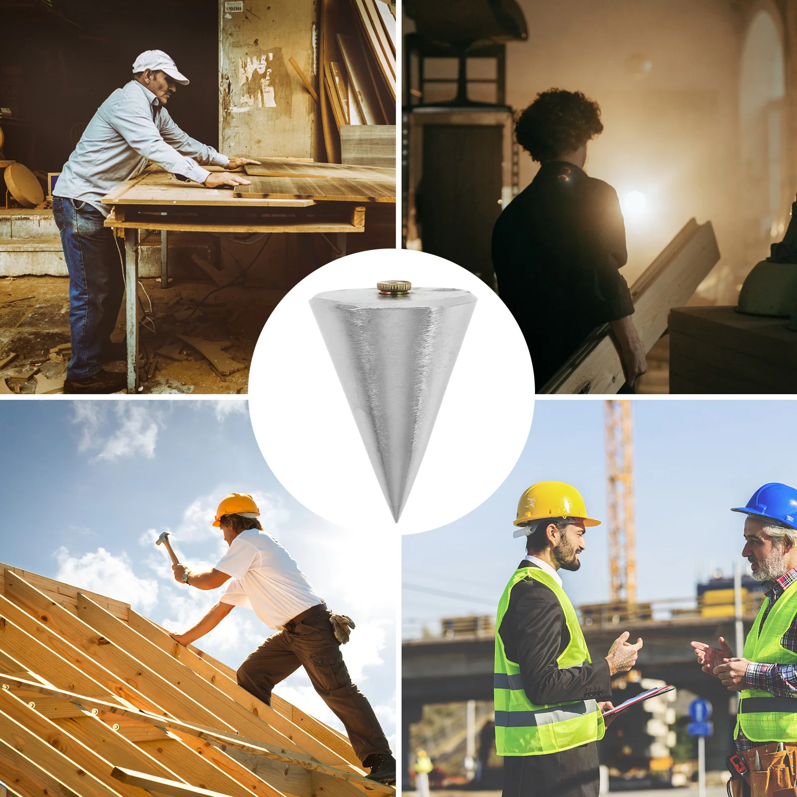 Plumb Bob Line Hammer Steel Wire Hanging Tool Vertical Measurement Construction Pendulum Hand Tools Measuring Instrument